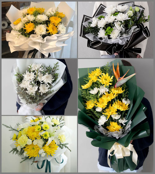 广东梅州市平远县上举镇符坑村白事花束代送